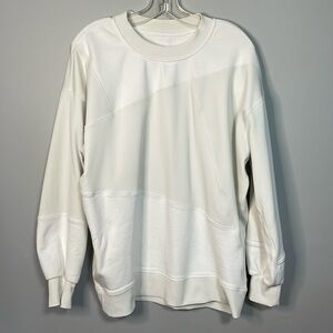 Lululemon Women's White Sweatshirt